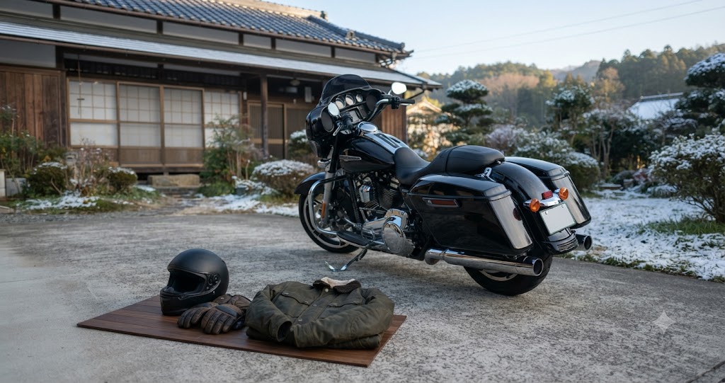 休憩地点での車両点検を表すイメージ画像