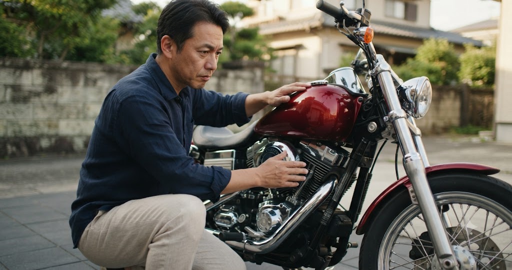 ハーレー車種・相場・資産価値の疑問点を表すイメージ画像